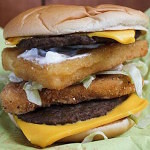 Land, Sea, and Air Burger - mcdonalds secret menu