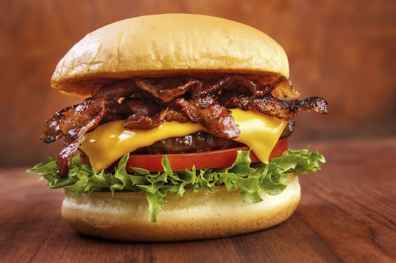 Jack In the Box Sirloin Cheeseburger with Bacon